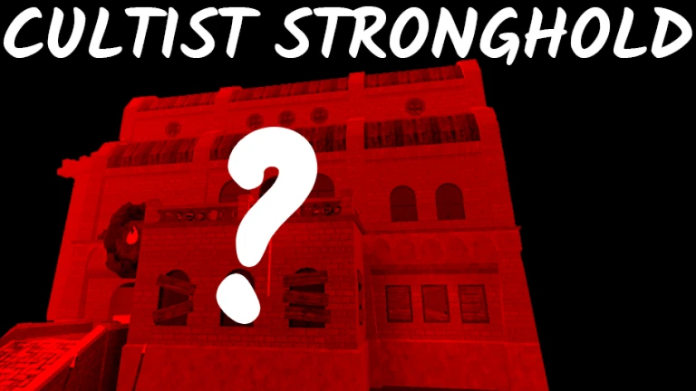 A dark, mysterious structure hidden deep within the woods of 99 Nights in the Forest.