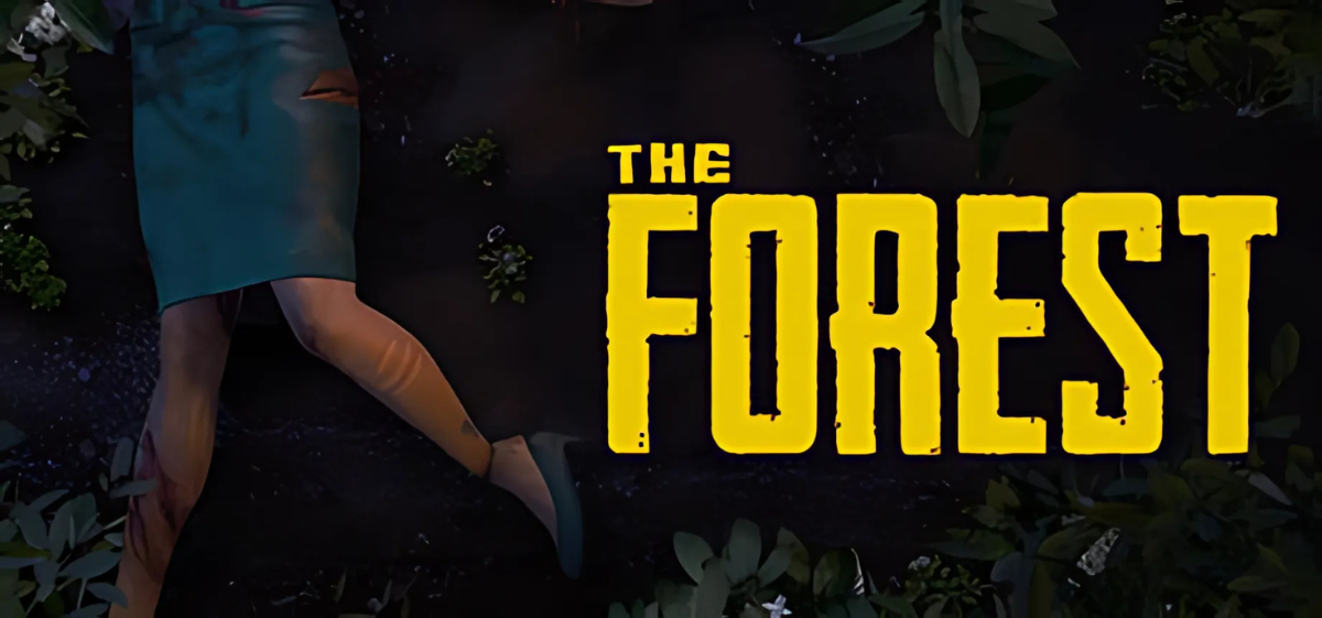A mysterious forest path, representing the game's story